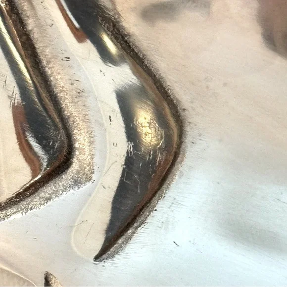 Silver Metal Fish Tray Trinket Dish Decorative Coastal Home Decor Beautiful! - Picture 3 of 4